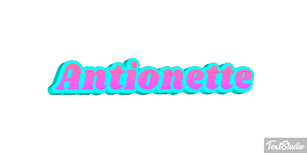 Antionette Text effect