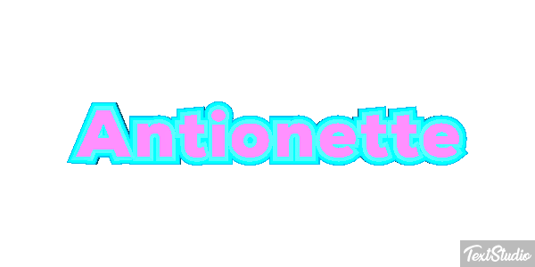 Antionette Text effect