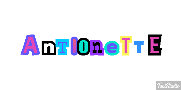 Antionette Text effect