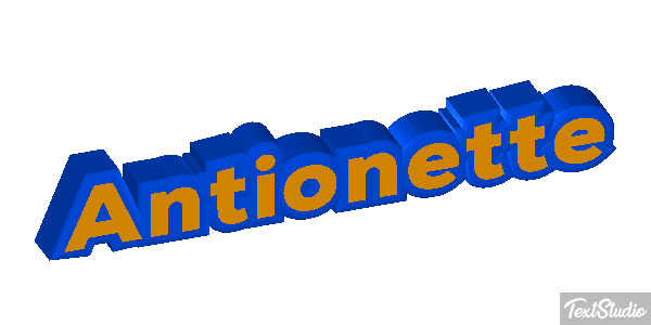 Antionette Text effect