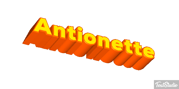 Antionette Text effect