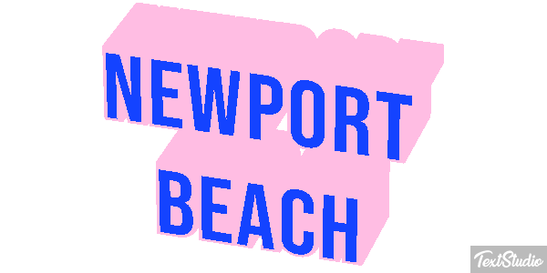 Newport Beach Effetto testo