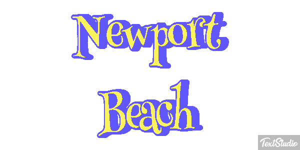 Newport Beach Effetto testo