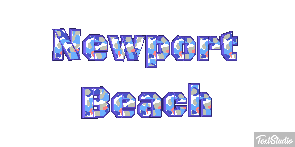 Newport Beach Effetto testo