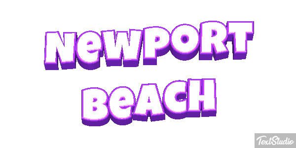 Newport Beach Effetto testo
