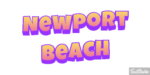 Newport Beach Effetto testo