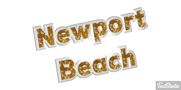 Newport Beach Effetto testo