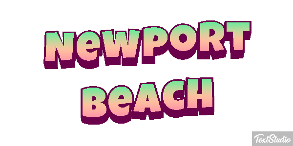 Newport Beach Effetto testo