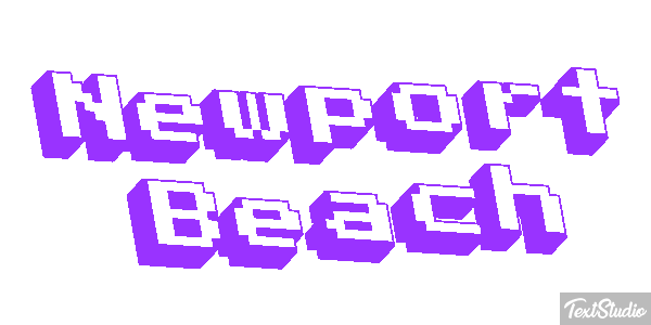 Newport Beach Effetto testo