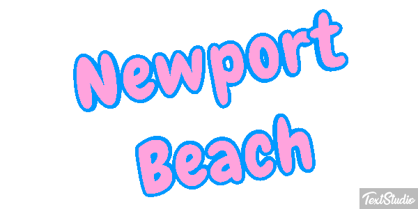 Newport Beach Effetto testo