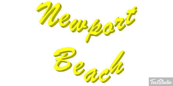 Newport Beach Effetto testo