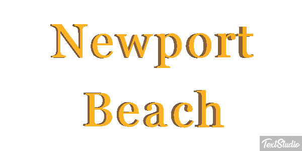 Newport Beach Effetto testo