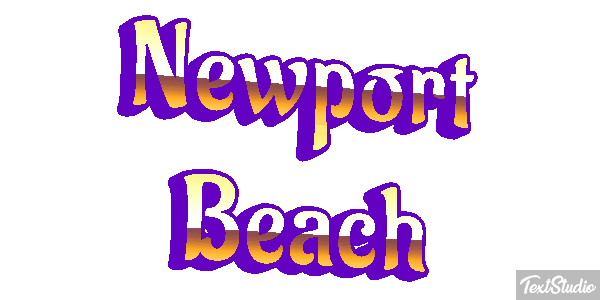 Newport Beach Effetto testo