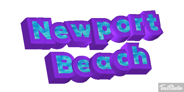 Newport Beach Effetto testo