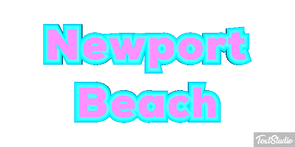 Newport Beach Effetto testo