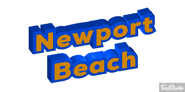 Newport Beach Effetto testo