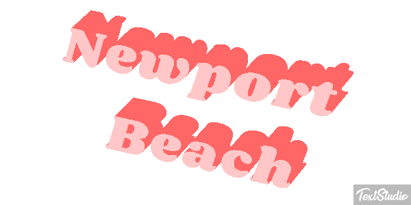 Newport Beach Effetto testo