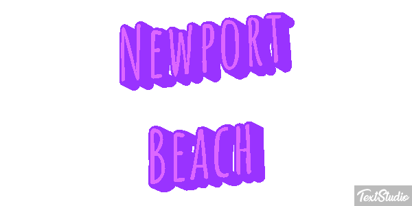 Newport Beach Effetto testo