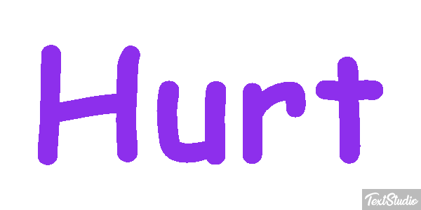 Hurt Efeito do texto