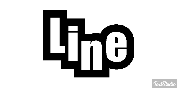 Line Efekt tekstowy