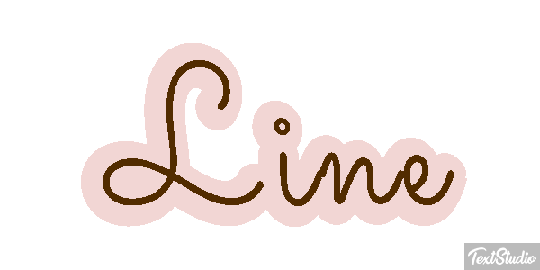 Line Efekt tekstowy