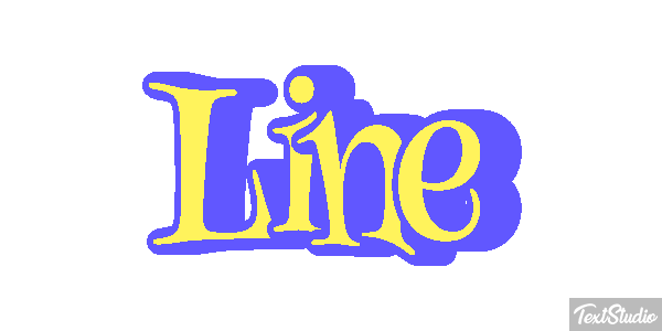 Line Efekt tekstowy