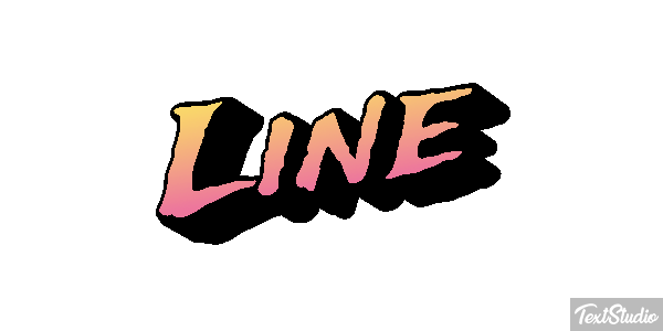 Line Efekt tekstowy