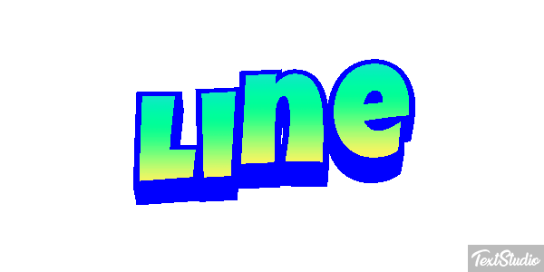 Line Efekt tekstowy