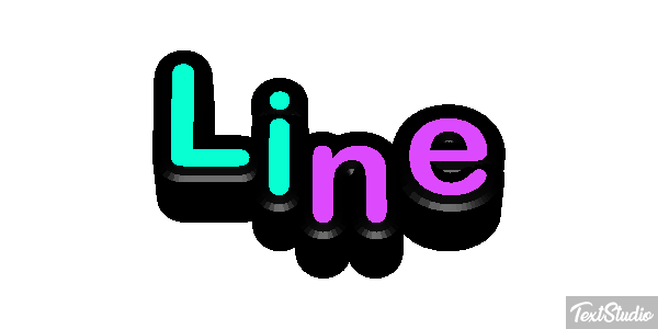 Line Efekt tekstowy