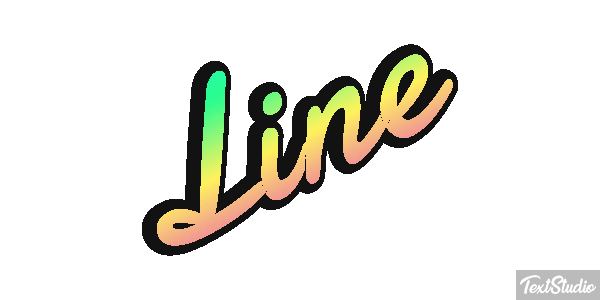 Line Efekt tekstowy