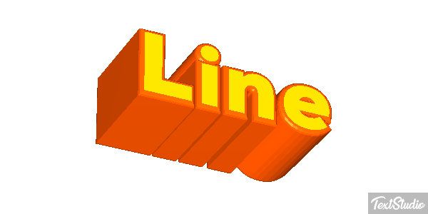Line Efekt tekstowy