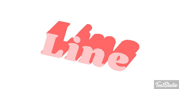 Line Efekt tekstowy