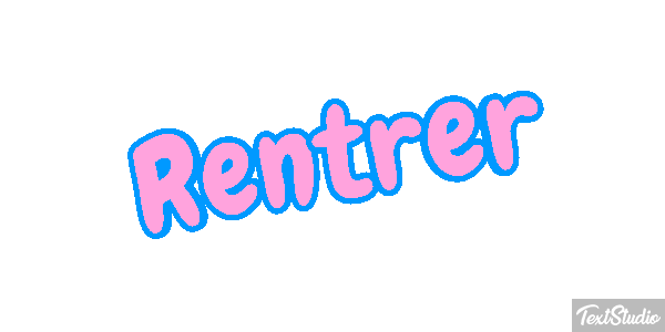 Rentrer Effet de texte