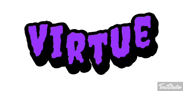 Virtue Tekst effect