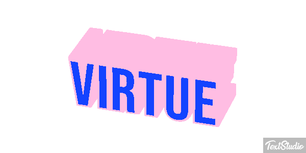 Virtue Tekst effect