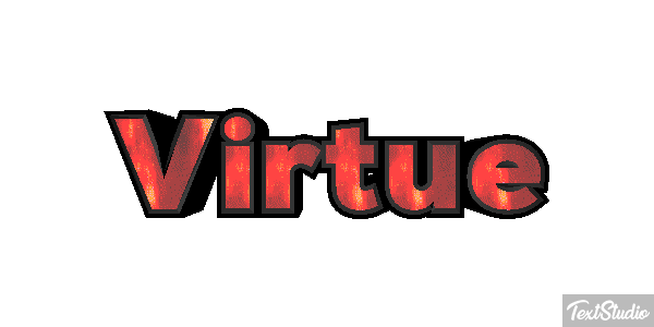 Virtue Tekst effect