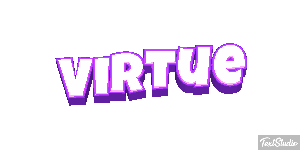 Virtue Tekst effect