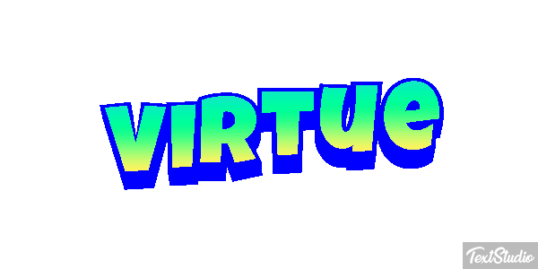 Virtue Tekst effect