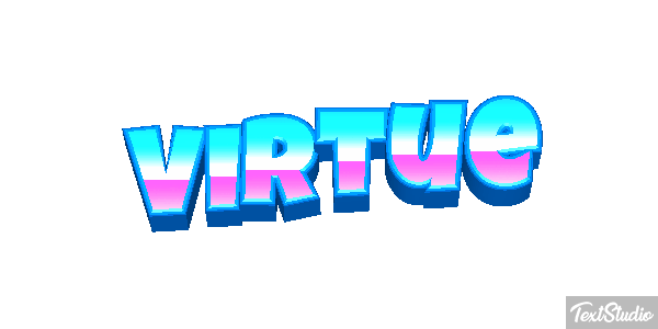Virtue Tekst effect