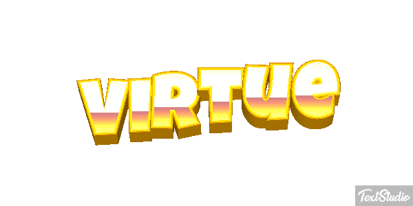Virtue Tekst effect