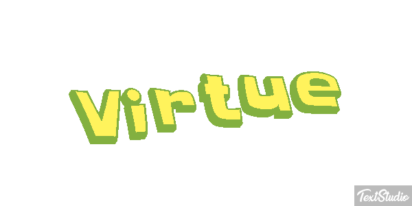 Virtue Tekst effect