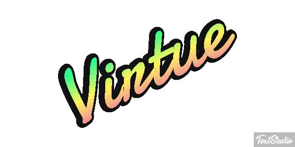 Virtue Tekst effect