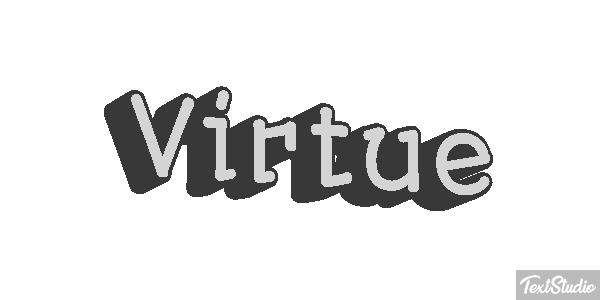 Virtue Tekst effect