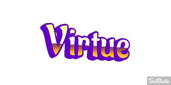 Virtue Tekst effect