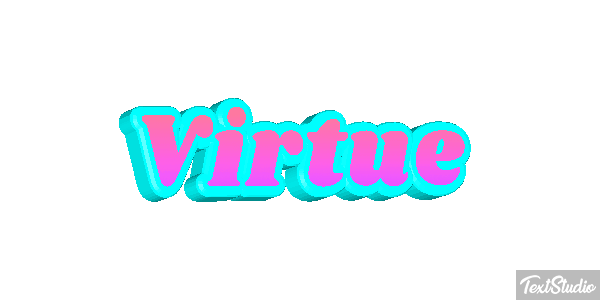 Virtue Tekst effect