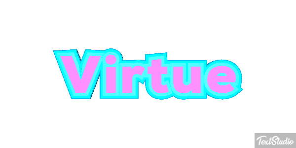 Virtue Tekst effect