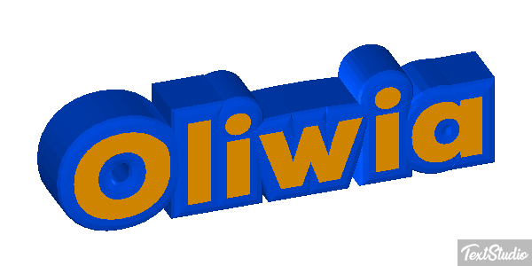 Oliwia Effetto testo
