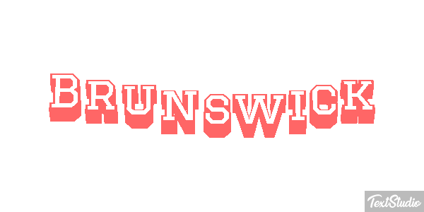 Brunswick Text effect