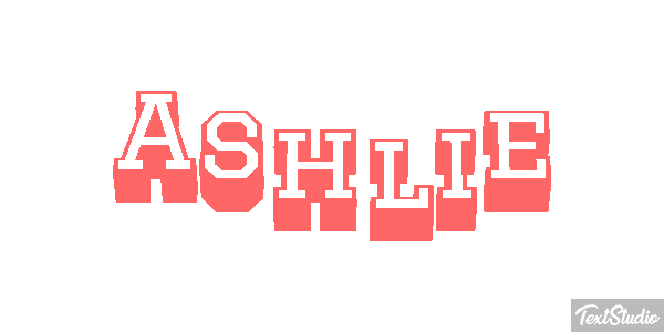Ashlie Text effect