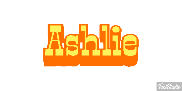 Ashlie Text effect